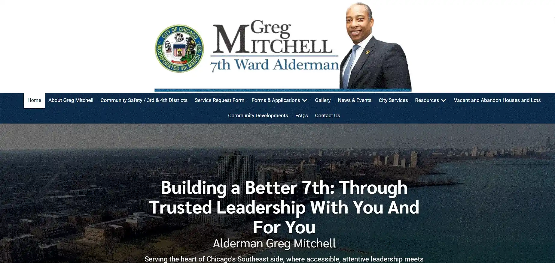 Alderman Greg Mitchell 7th Ward Office